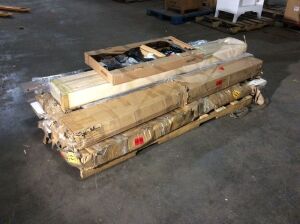 Salvage Pallet of Barn Door Kits & Some Hardware 