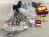 Lot of (20) Fishing Accessories - Line, Lures, Rod Holder