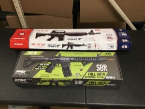 Crosman M4-177 Kit Variable Pump Air Rifle & DPMS Full Auto SBR CO2-Powered BB Air Rifle - E-Comm Returns, Untested