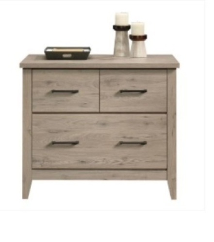 Sauder Summit Station 34inW Lateral 1-Drawer File Cabinet, Appears Complete, Box Damaged, Ecommerce Return