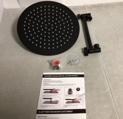 Round 10" Rainfall Shower Head