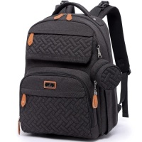 BabbleRoo Unisex Multifunction Waterproof&nbsp;Diaper Bag Backpack
