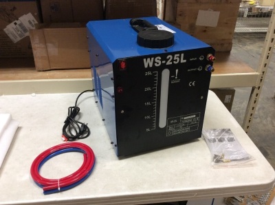 WS-25L Industrial Water Chiller 25L TIG MIG Welder Torch Water Cooling 110V - E-Comm Return, Appears New 