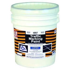 Traffic Zone Marking Paint - 5 gal., White