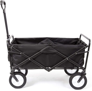 Mac Sports Collapsible Folding Outdoor Utility Wagon, Black - Appears New 