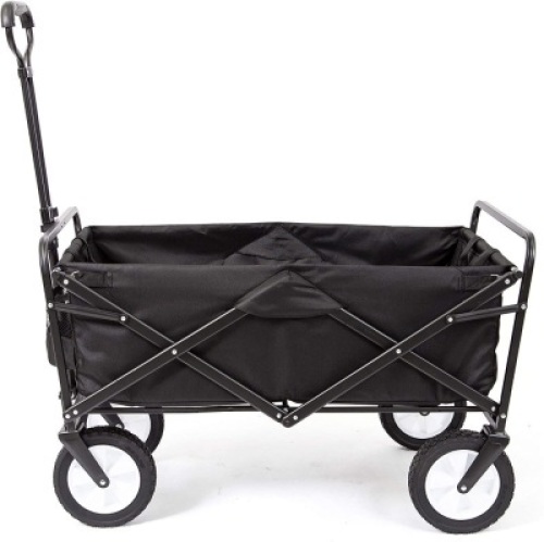 Mac Sports Collapsible Folding Outdoor Utility Wagon, Black - Appears New&nbsp;