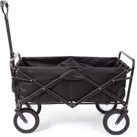 Mac Sports Collapsible Folding Outdoor Utility Wagon, Black - Appears New&nbsp;