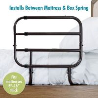 Able Life Bedside Extend-A-Rail, Adjustable Senior Bed Safety Rail and Bedside Standing Assist Grab Bar, Extends 20"-30", Fits 8" to 16" Mattresses - Appears New