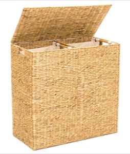 Double Laundry Hamper Basket, Appears new