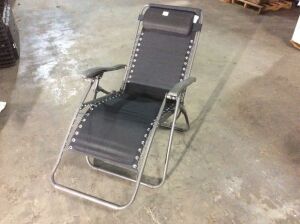 Zero Gravity Patio Chair - Black