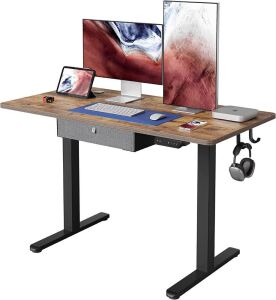 Standing Desk with Drawer - 48"x24" Adjustable Height