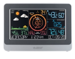 Wi-Fi Weather Station with AccuWeather Forecast, Untested, E-Commerce Return/Appears New