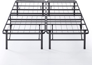 ZINUS SmartBase Zero Assembly 14 Inch Metal Platform Bed Frame, No Box Spring Needed, Sturdy Steel Frame, Queen - Appears New  