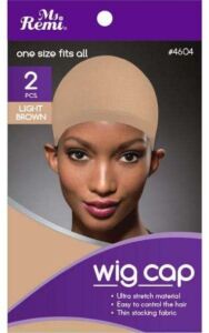 Case of (288) 2-Pack Ms. Remi Wig Caps - Light Brown