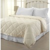 Home Fashion Designs Romana Luxury Down Alternative Blanket, Ivory, Twin - Appears New 