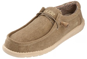 Hey Dude Wally Canvas Shoes for Men - Nut - 11M, Appear New