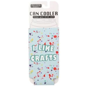 Lot of (24) "I Like Crafts" Slim Can Coolers