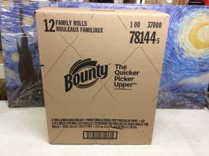 Bounty Paper Towels, 12 Family Rolls - New