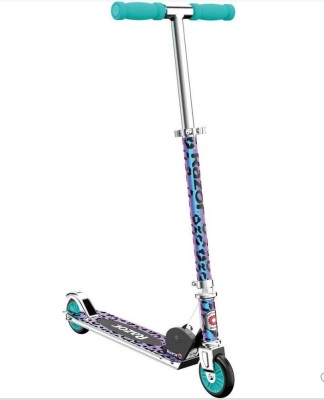 Razor A 2 Wheel Scooter - Leopard, Like New, Retail - $29.99