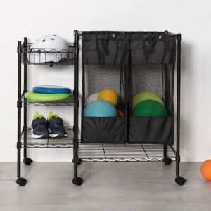 Equipment Storage Cart - Black