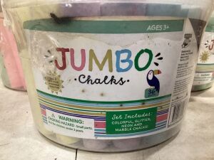 Lot of (5) Tubs of Jumbo Chalk