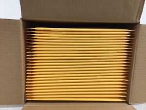 Case of (25) No. 2 Kraft Bubble Mailers