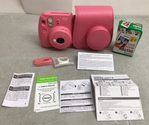 Bundle of Instax Mini 9 Instant Camera w/ Groovy Case and Film