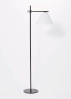 Downbridge Metal Floor Lamp, Dimmable Switch,&nbsp;Black&nbsp;