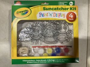 Lot of (34) Crayola Suncatcher Art Kits