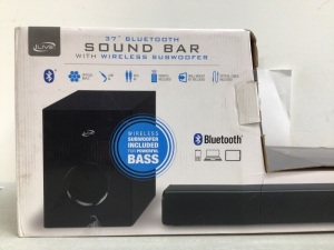 37" HD Sound Bar and Wireless Subwoofer