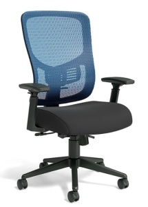 Union & Scale FlexFit Mesh Back Fabric Chair, E-Comm Return