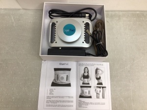 CryoPad Fat Cell Freezer Device, Untested, Appears New, Retail 550.00