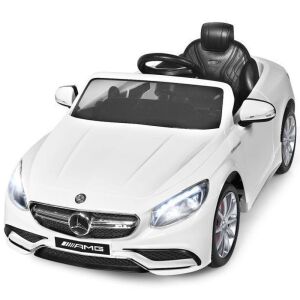 12V Mercedes-Benz S63 Licensed Kids Ride On Car Battery Powered RC w/ MP3 