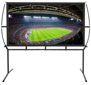 Projector Screen with Stand, 120 inch, New