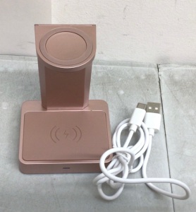 2 in 1 Wireless Charging Station, Untested, Appears new