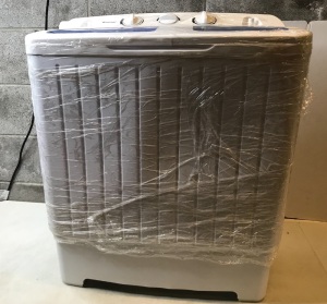 Portable Washing Machine, Twin Tub, Small Dent on Back, Powers On, E-Commerce Return