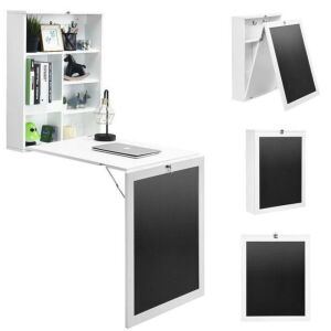 Convertible Wall-Mounted Table with Chalkboard