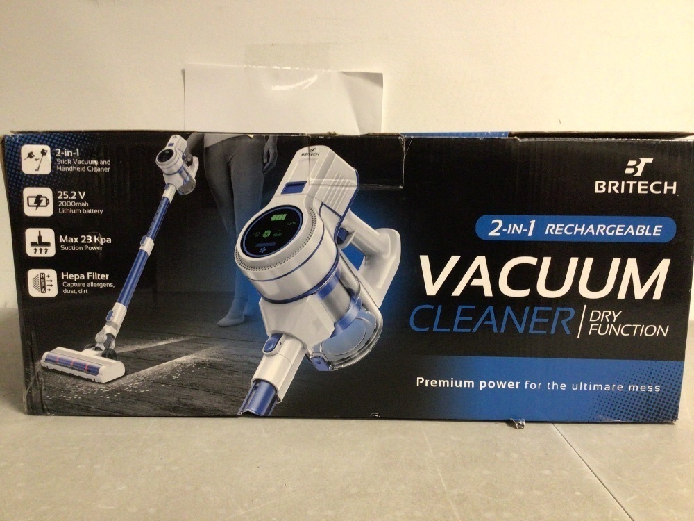 Britech Premier Series Cordless Stick Vacuum - 2