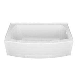 Lot of (3) American Standard Elevate 60-in x 30-in Arctic White Rectangular Right Drain Alcove Soaking Bathtubs