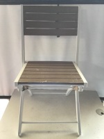 White Folding Chair, Like New