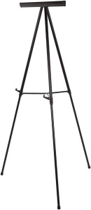 AmazonBasics Heavy Duty Presentation Display Stand Easel, Adjustable Height Telescope Tripod - Appears New 