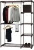 SimpleHouseware Double Rod Freestanding Closet, Bronze - E-Comm Return,&nbsp;Appears New&nbsp;