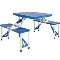 Outdoor Portable Plastic Folding Picnic Table with 4 Seats