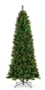 6 ft. Unlit Pre-Decorated Pine Artificial Christmas Tree with Pine Cones and Berries