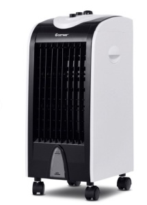 3-in-1 Portable Evaporative Air Cooler with Filter Knob for Indoor, Powers On, Appears New