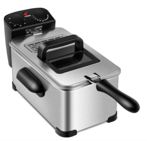 3.2 Qt. Electric Deep Fryer 1700-Watt Stainless Steel, Untested, Appears New