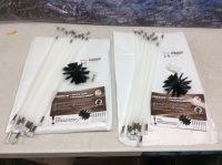 Lot of (2)&nbsp;Holikme 25 Feet Dryer Vent Cleaning Brush,&nbsp;Use with or Without a Power Drill - New