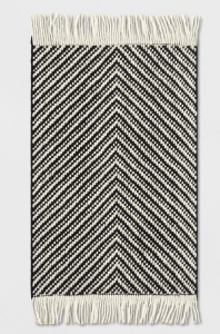 2'×3' Chevron Woven Area Rug Black/White - Project 62,  New, Retail - $20