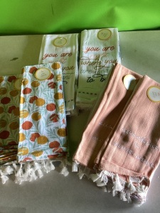 Dish Towels, LOT of 6, New, Retail - $5