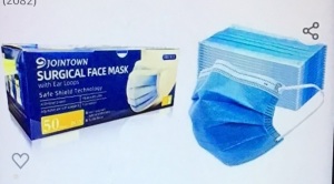 Jointown Surgical Face Mask (50 masks per box), 8.7x7.9x14.6, LOT off 6, New, Retail - $6.74